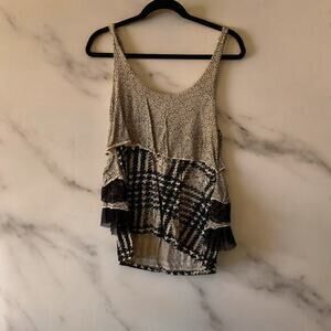 Vintage Silence and noise‎ women's tank top Boho size medium